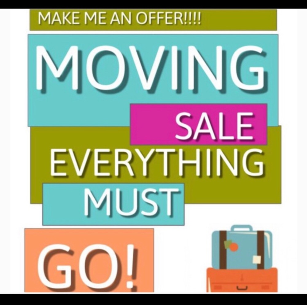 Moving sale